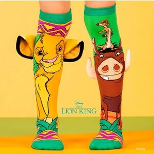 Lion Character Kids Socks one size fits most